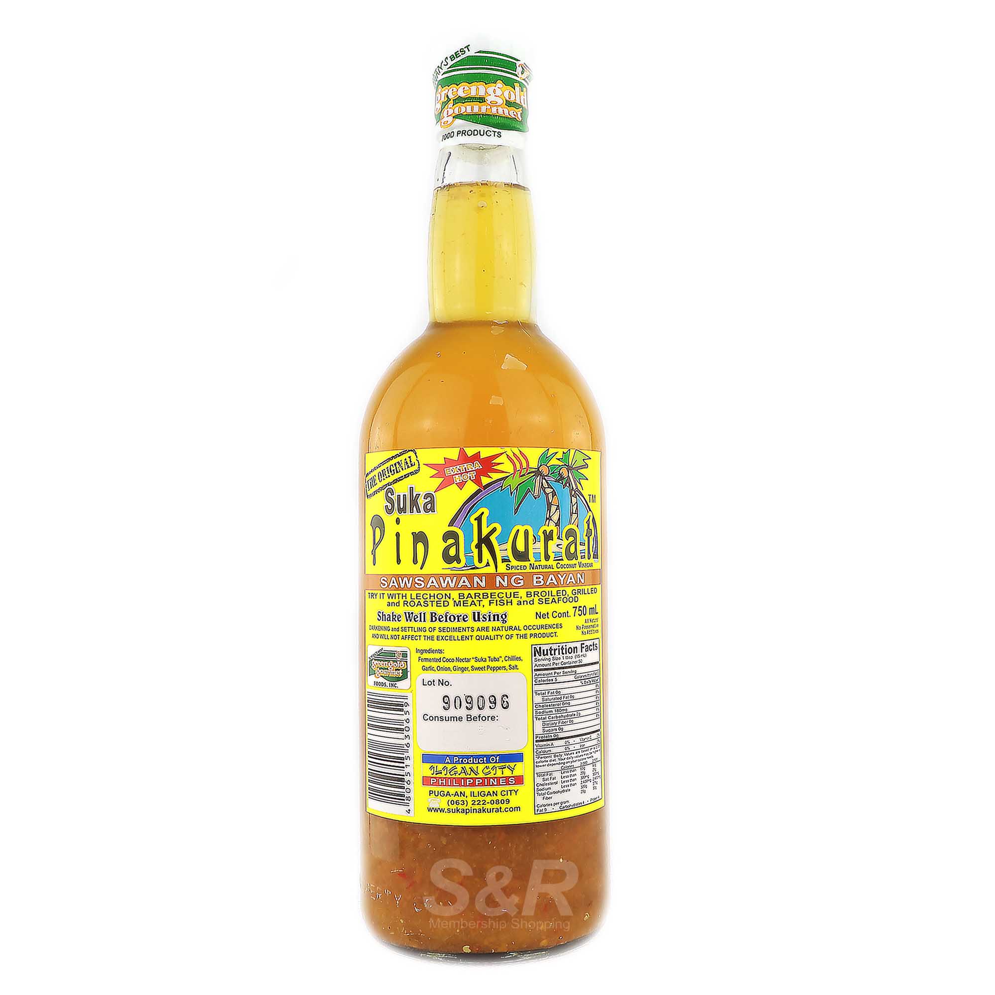 The Original Suka Pinakurat Extra Hot 750mL